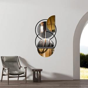 Décoration murale en métal adorable, sculpture en fer artisanale, élégante décoration murale suspendue pour salon, chambre à coucher, bureau - Product Image 1