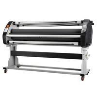 Laminateur électrique à froid et à chaud haute vitesse LF1700-D1 1630 mm (64 pouces) pour vinyle publicitaire