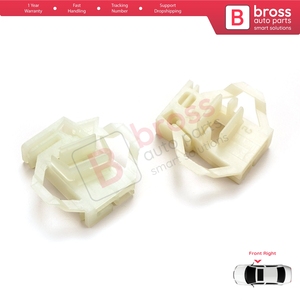 Clips de réparation de lève-vitre BWR34+BWR63 avant droit pour Polo Classic 6V Caddy MK2 Cordoba MK1 Ibiza MK2 Inca Octavia MK1 1U 6K - Product Image 4