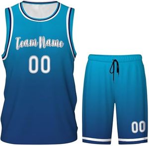 ชุดบาสเก็ตบอลคุณภาพสูงน้ำหนักเบาสำหรับผู้ใหญ่ชุดบาสเก็ตบอลไซส์ใหญ่พิเศษระบายอากาศได้ดีสไตล์ที่เป็นเอกลักษณ์ - Product Image 3