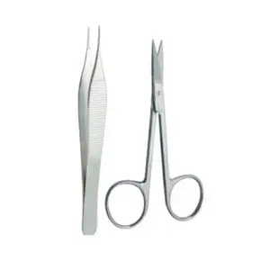 Hot Sale German Classic Suture Removal 2pcs Kit Surgical Instruments Ce Iso Approved