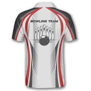 Uniforme de bowling personnalisé avec motifs en sublimation, tissu durable et respirant, haut de performance unisexe pour l'équipe - Product Image 6