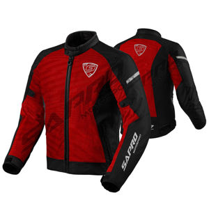 Veste de moto pour homme en Cordura de haute qualité, col montant, poche avant, longue, été, Sapro, imperméable, respirante, coupe-vent - Product Image 1