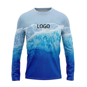 T-shirt de pêche personnalisé avec impression par sublimation, manches courtes, vêtements de pêche respirants, séchage rapide, UPF50+ - Product Image 2