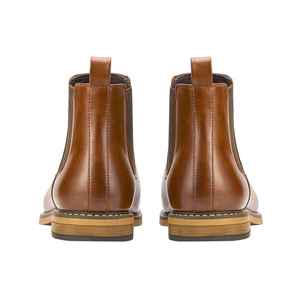 Light Brown Premium Leather Slip-On Ankle <strong>Boots</strong> Men <strong>Chelsea</strong> <strong>Boots</strong> for Men Comfortable &amp; Stylish Winter Footwear