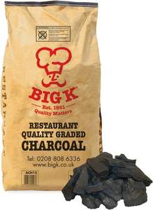 Carbón Vegetal en Bolsa de 10 kg, Grado Restaurante, 100% Natural, Quebracho Blanco en Trozos, de Larga Duración y Combustión, para Asar al Aire Libre y Camping - Product Image 4