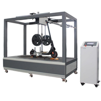 Machine d'essai de fatigue à double tambour pour trottinettes, Testeur de durée de vie pour trottinettes électriques, Machine d'essai de durabilité à la fatigue