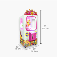 Distributeur automatique de prix pour jeux d'enfants Chupa House, à monnayeur, en acier inoxydable, avec verre trempé et lumières clignotantes, reconditionné