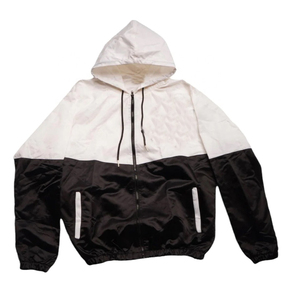 Men's <b>Reflective</b> High Visibility Windbreaker Set for Night <b>Running</b> with Hooded <b>Jacket</b> and Elastic Waist Shorts for Safety Sport - Product Image 4