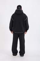 Ensemble survêtement homme en molleton épais respirant et écologique, grande taille, avec logo personnalisé