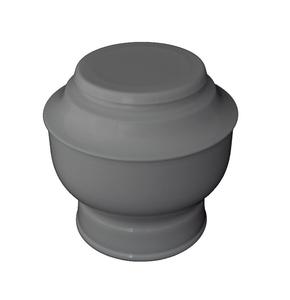 Urne funéraire moderne en aluminium, enduite de couleur jaune, pour adultes, cercueil cinéraire fabriqué à la main, cendres de crémation commémorative - Product Image 4