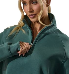 Vente chaude 2025 femmes Fitness Sweat Shirt avec manches longues à la mode femmes respirant confort Sweat Shirt - Product Image 4