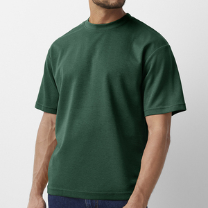 เสื้อยืดผ้าฝ้ายพิมพ์ลายสกรีนสำหรับผู้ชายเสื้อบ็อกซี่โอเวอร์ไซส์ระบายอากาศได้ดีสวมใส่ได้หนา240กรัมเสื้อยืดผู้ชาย - Product Image 1