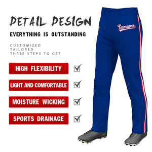 Pantalones Deportivos de Béisbol de Alta Calidad, Talla Grande, Anti-Fricción, Transpirables, Antibacterianos, Anti-UV, de Secado Rápido, con Logotipo y Nombre Personalizados - Product Image 4