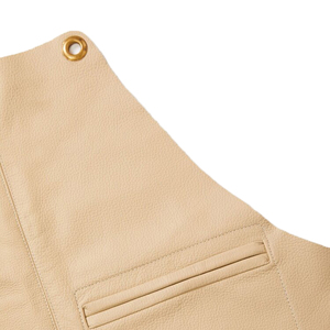 Tablier en cuir réglable durable pour hommes boucher chef BBQ cuisine atelier de soudage utiliser un tablier en cuir robuste - Product Image 3