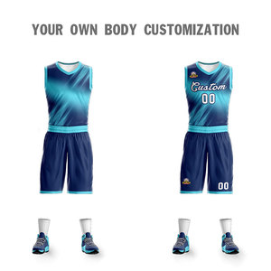 Services OEM, uniforme de basket-ball de style moderne, haute qualité, design personnalisé, unisexe, antibactérien, toutes saisons, polyester BSCI - Product Image 3