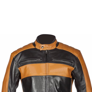 OEM hecho a medida transpirable a prueba de viento de talla grande chaqueta de cuero para montar en motocicleta cómodas chaquetas de moto Unisex - Product Image 4