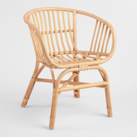 Haute qualité nouveau Design naturel salle à manger rotin chaise coussin en osier chaise de jardin mobilier d'extérieur pliable salon artisan