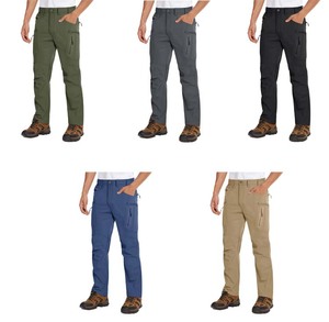 Pantalon cargo en nylon léger à séchage rapide pour hommes, pantalon tactique d'été pour la pêche, les activités de plein air, le travail décontracté et la randonnée - Product Image 3