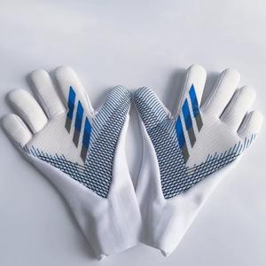 Gants de gardien de but en cuir avec protection des doigts, fermeture à lacets antidérapante pour l'entraînement des adultes - Product Image 3