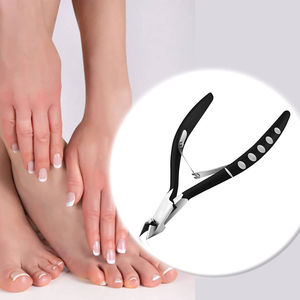 Pince à ongles à cuticules à ouverture large et légère avec logo personnalisé de haute qualité Lames durables en acier inoxydable Outils de beauté pour les doigts OEM - Product Image 4