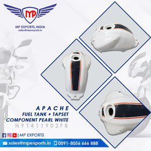 Ruban de réservoir de carburant de qualité authentique, blanc nacré, pour TVS Apache 2W, pièces détachées disponibles à la vente au Nigéria à un prix très abordable - Product Image 3