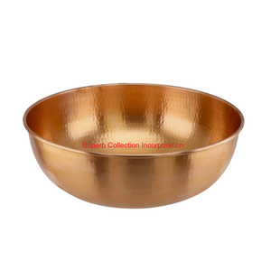 Bol de spa de pédicure en aluminium martelé à la main de haute qualité bain de pieds en métal léger pour les salons de beauté professionnels et le spa à domicile - Product Image 6