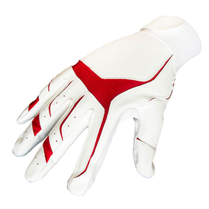 Gants de frappeur de baseball imprimés de logo personnalisé de haute qualité Gants de softball en cuir de couleur unie à bas prix - Product Image 3