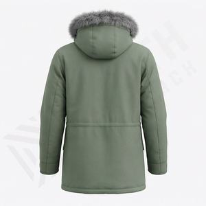 Nouvelle veste parka classique à capuche pour homme confortable 2025, parka personnalisable de qualité supérieure - Product Image 2