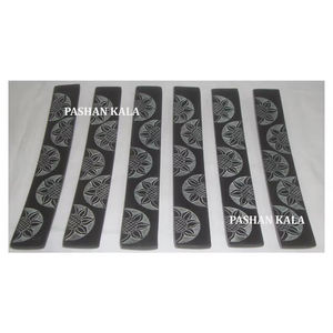 Belle conception de fleurs et travail d'art attrayant support et support de bâton d'encens en stéatite naturelle polie pour la décoration de la maison - Product Image 1