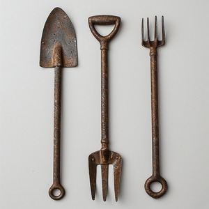 เครื่องช่วยเพาะเมล็ดทำจากเหล็กสำหรับตกแต่งใน Patina การออกแบบช่างฝีมือทำมือช่วยเพิ่มทั้งงานสวนและงานกลางแจ้งแบบชนบท - Product Image 4