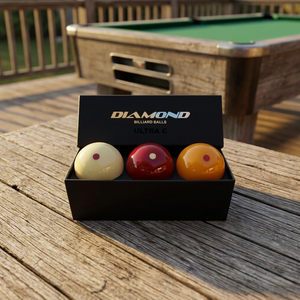 Bolas de Billar Diamond - Juego de 3 Cojines Carom Ultra-C de 61.5mm |   Balón Oficial de la PBA |   Hecho en Corea |   Resina Fenólica - Product Image 1
