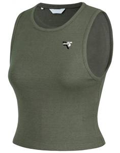 Camisetas sin mangas de punto de seda transpirable de secado rápido de alta calidad para mujer Botón de encaje hueco fruncido borla lentejuelas cinta personalizada - Product Image 1