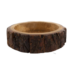 Impresionante cuenco de madera para servir en el hogar, hoteles, restaurantes, servir frutas, color marrón, mesa, madera, servir ensaladera y plato - Product Image 4