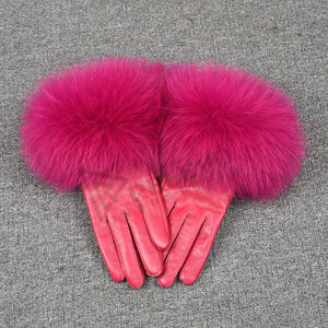 Gants en cuir Fer, vente en gros, résistants au feu, gants de pilote, gants tactiques, manchette longue, doigts complets, antidérapants, gants de course en cuir - Product Image 3
