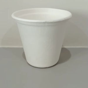 Gafas Lassi, cuenco de bagazo biodegradable desechable, patrón circular para ensalada, fruta, Sushi, azúcar, pan, verduras, leche - Product Image 1