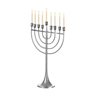 Luxury Aluminum Menorah for Christmas Elegant Handmade <b>Candelabra</b> Home Decor - Product Image 1