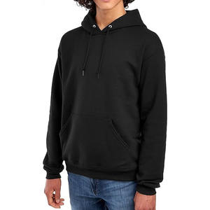 Sudaderas con capucha de algodón polar de gran tamaño para hombre con logotipo personalizado de alta calidad con cordón de talla grande - Product Image 5