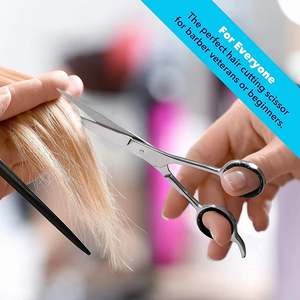 Ciseaux de coiffeur économiques avec repose-sonnerie fixe lame en acier allemand rose bébé vente en gros poignée ciseaux de coiffure - Product Image 5