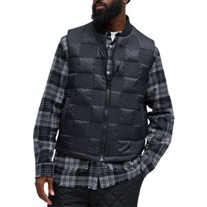 Chaleco acolchado para hombre, chaqueta cálida de invierno, 100 por ciento de poliéster, ropa ligera transpirable para exteriores, para senderismo, Camping, deportes - Product Image 1