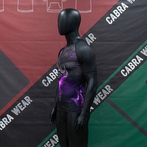 Rashguard BJJ d'usine OEM, haut de compression respirant, impression sérigraphique pour MMA et grappling, Spandex/Polyester écologique - Product Image 4