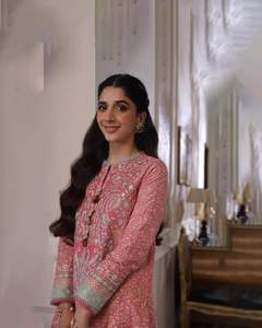 Collection de mariage de luxe indien pakistanais dernière mousseline de soie brodée Salwar Kameez vente chaude 0371 robe Viscose coton lin - Product Image 5