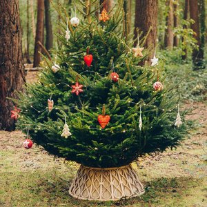 Lassic Rustic icker mimbre illow hhristmas REE kirkirt and tand over sobre OEesesesign uustomized olor and imension - Product Image 3
