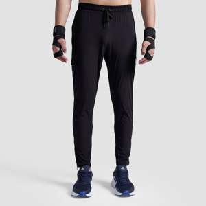 Force Trousers <b>Black</b> High <b>Work</b> Wear <b>Pants</b> Zipper Straight Lightweight Woven Jogger Sweatpants Available XL 2XL 3XL 4XL 5XL 6XL - Product Image 1