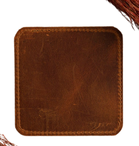 Custom Luxury Real Leather Cup Mat <b>Coasters</b> <b>for</b> Gifts Genuine Leather <b>Coasters</b> Set <b>for</b> <b>Drinks</b> |OEM ALWCOA02 - Product Image 6