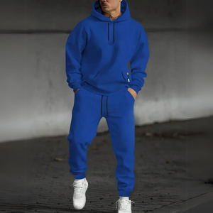 Logo personnalisé Hommes Survêtement Respirant Hiver Bonne Qualité Teinté Disponible en Usine Conception OEM et ODM - Product Image 1