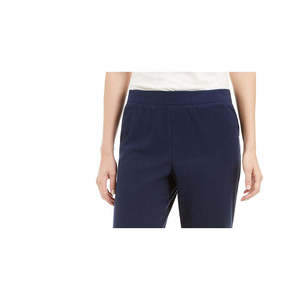 Pantaloni in microfibra da donna Karen Scott, taglia M, colore blu - Pantaloni per il tempo libero - Product Image 2
