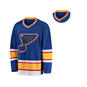 Venta caliente Unisex logotipo personalizado sublimación impresa camiseta de hockey sobre hielo-100% poliéster transpirable de secado rápido para uso al aire libre - Product Image 4