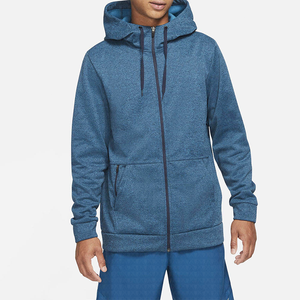 Sweats à capuche zippés respirants de haute qualité pour hommes Logo personnalisé brodé et perlé vêtement d'hiver décontracté couleur unie - Product Image 1