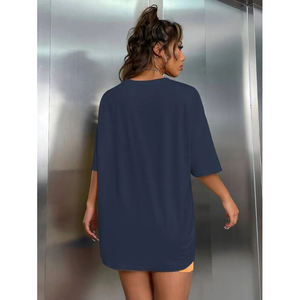 T-shirt léger pour femmes T-shirt ample unisexe respirant 100% coton T-shirt graphique personnalisé T-shirts personnalisés de haute qualité pour femmes - Product Image 5